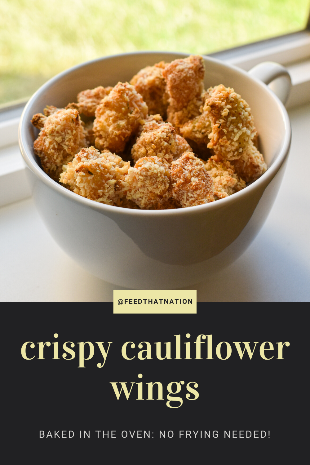 EASY Crispy Cauliflower Wings