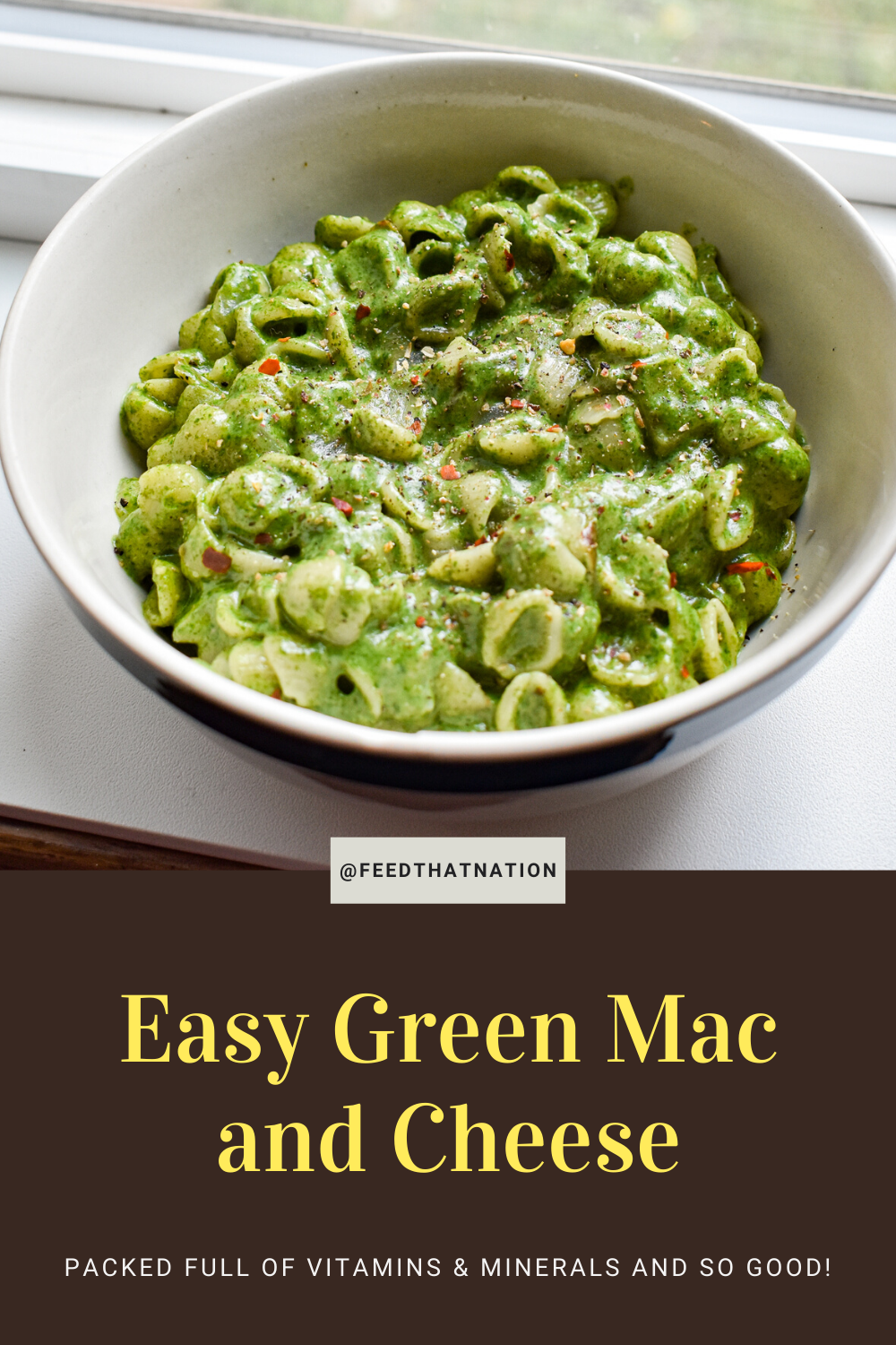 Easy Green Mac And Cheese